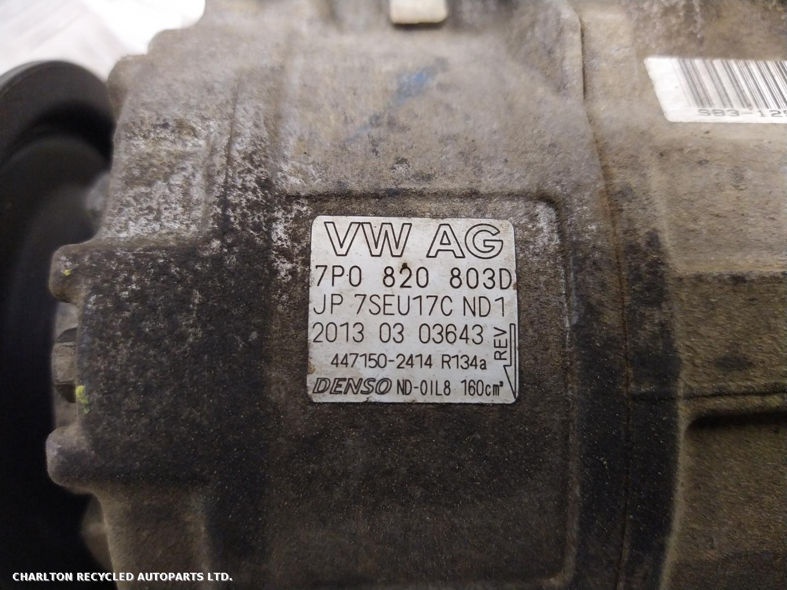View Auto part Compressor VOLKSWAGEN TOUAREG 2013
