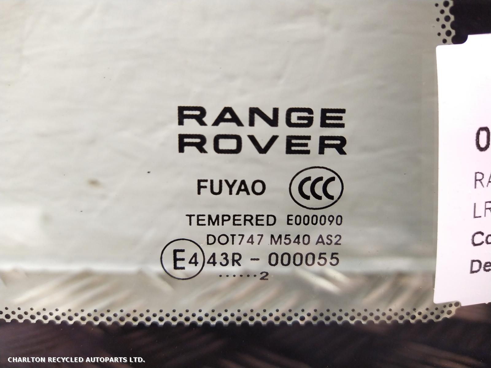 View Auto part L Quarter Window LAND ROVER RANGE ROVER EVOQUE 2013