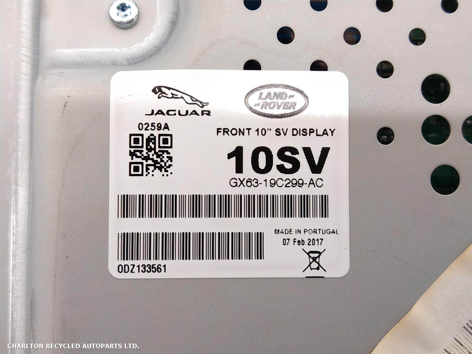 View Auto part SAT_NAV_UNIT LAND ROVER RANGE ROVER EVOQUE 2017