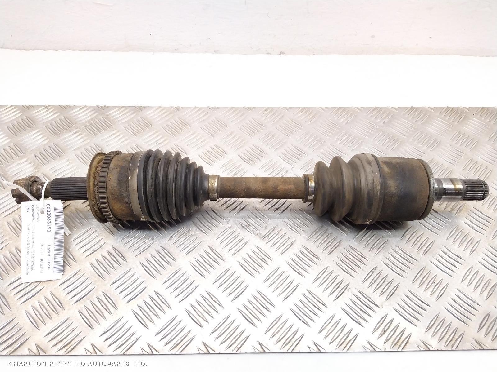 2013 MITSUBISHI L200 Left Driveshaft View Auto part Left Driveshaft MITSUBISHI L200 2013