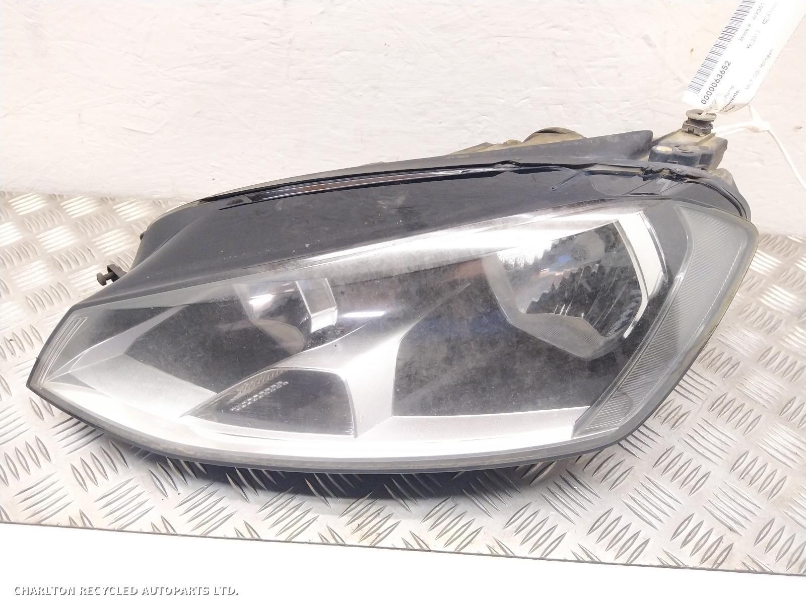 View Auto part L Headlamp VOLKSWAGEN GOLF 2013