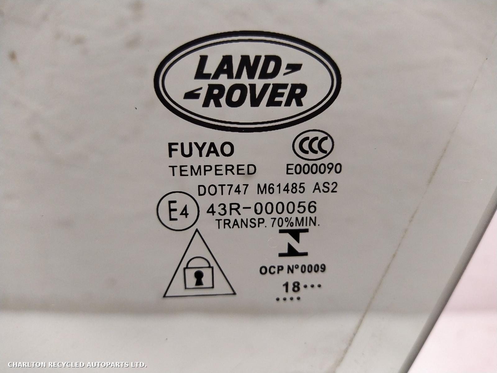 View Auto part LF Door Window LAND ROVER DISCOVERY 2019