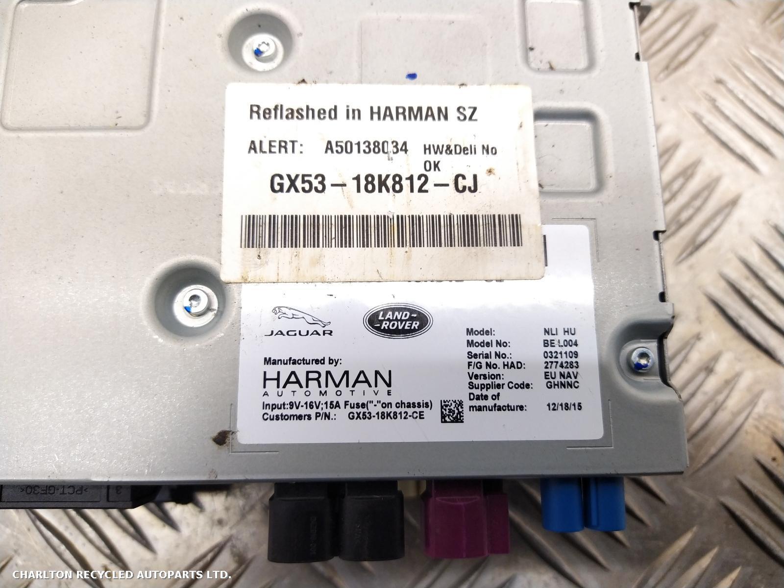 View Auto part CD Changer LAND ROVER RANGE ROVER EVOQUE 2016