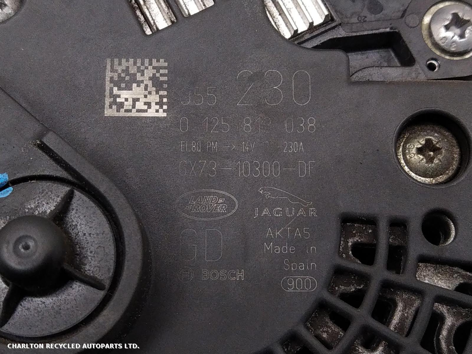 View Auto part Alternator LAND ROVER RANGE ROVER VELAR 2019