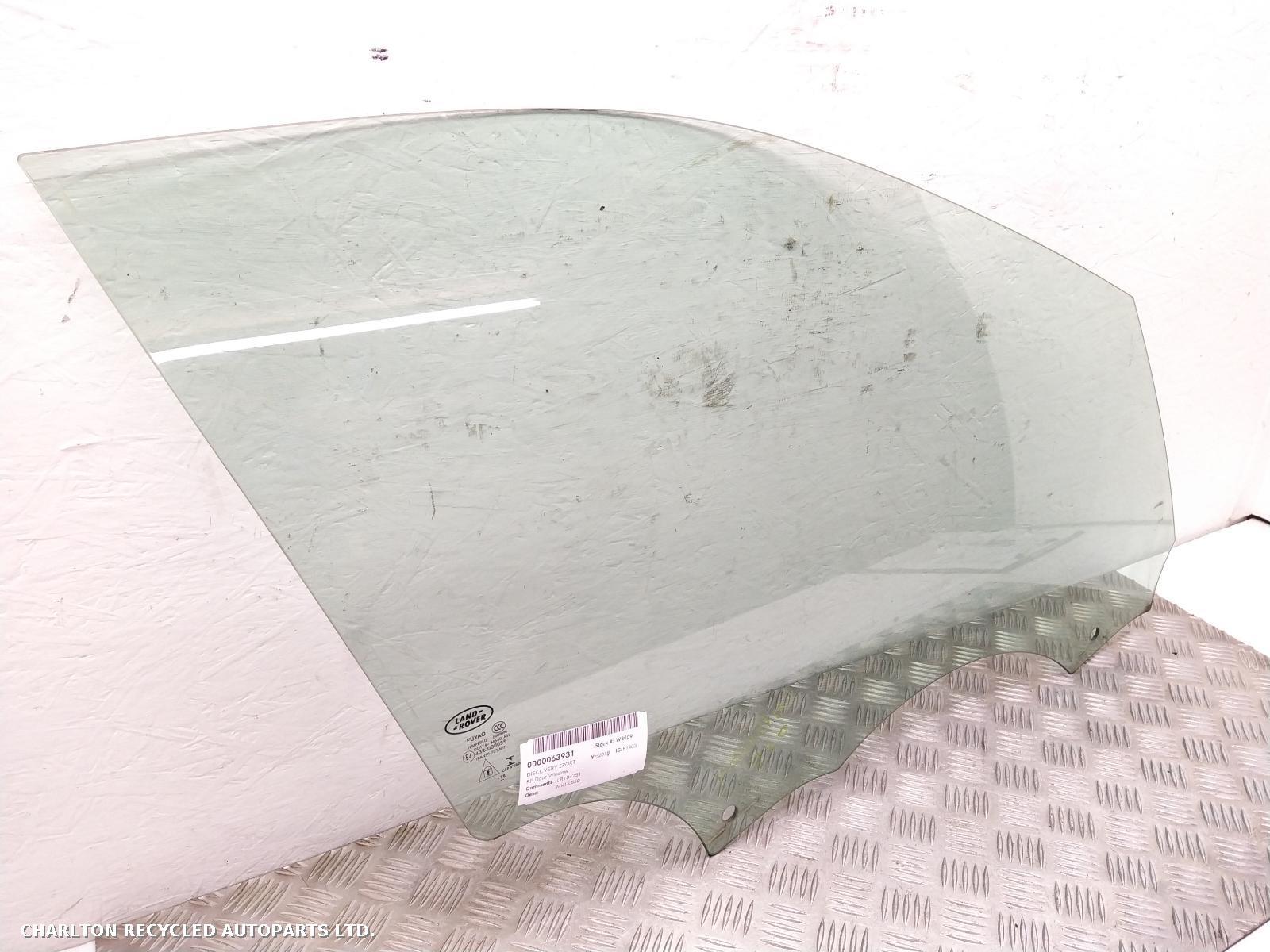 View Auto part RF Door Window LAND ROVER DISCOVERY SPORT 2018