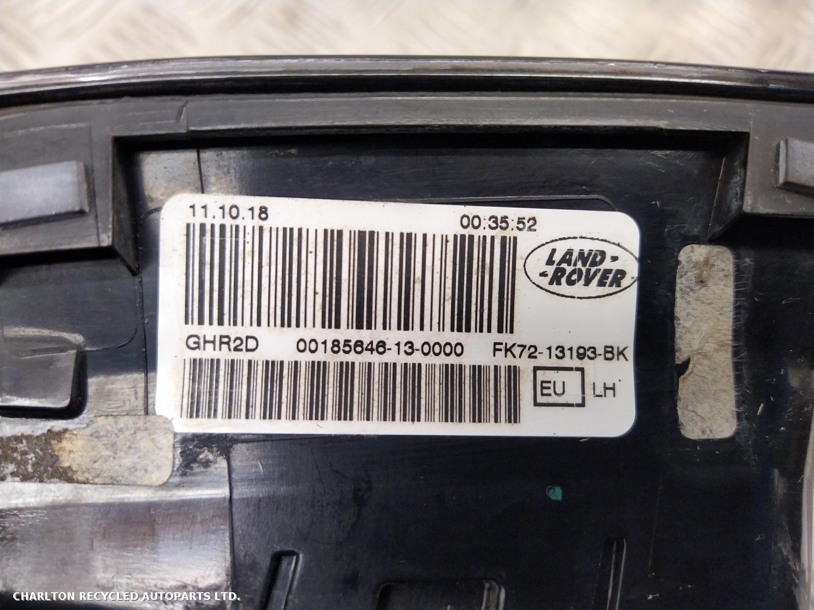 View Auto part L Taillight LAND ROVER DISCOVERY SPORT 2018