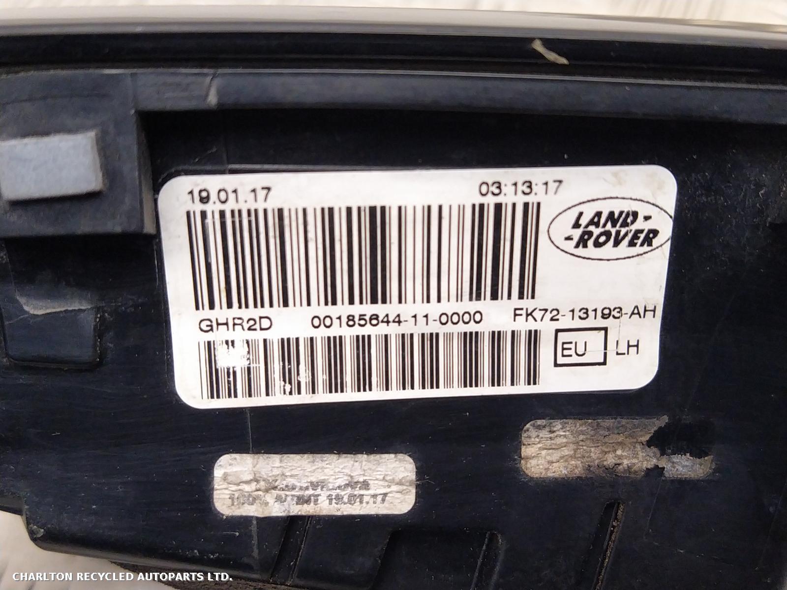 View Auto part L Taillight LAND ROVER DISCOVERY SPORT 2016