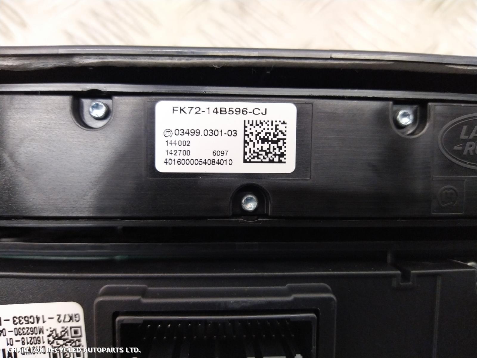 View Auto part Heater/AC Controller LAND ROVER DISCOVERY SPORT 2016