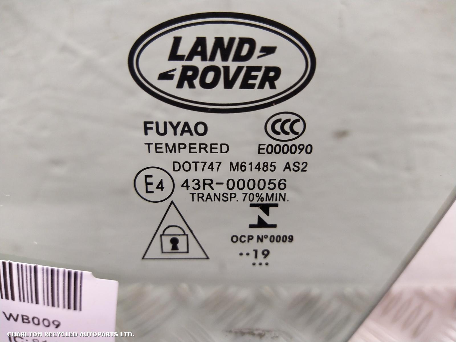 View Auto part LF Door Window LAND ROVER DISCOVERY SPORT 2018