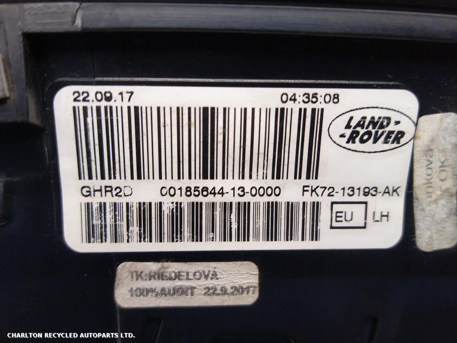 View Auto part L Taillight LAND ROVER DISCOVERY SPORT 2018