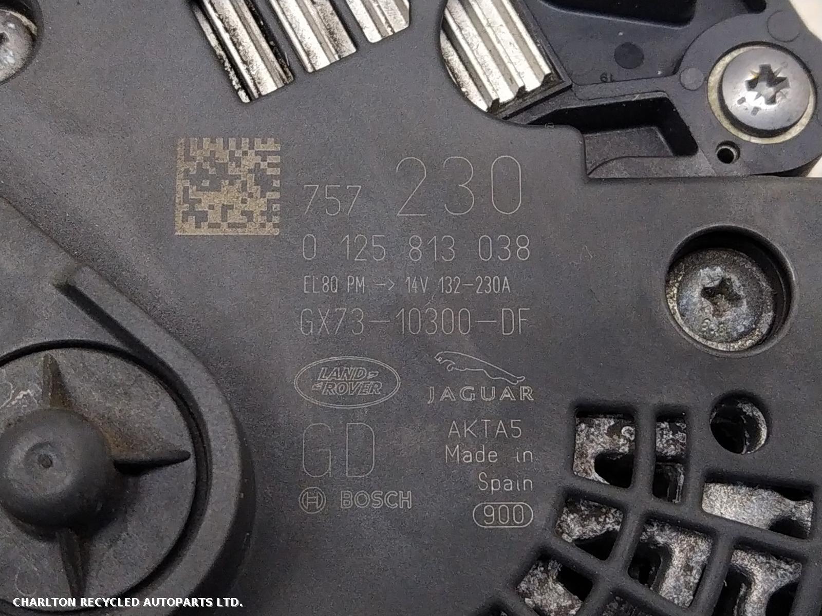 View Auto part Alternator LAND ROVER DISCOVERY 2017