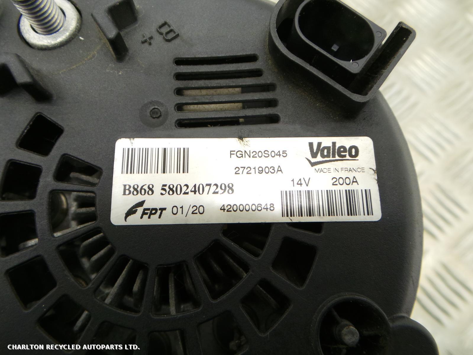 View Auto part Alternator FIAT DUCATO 2020
