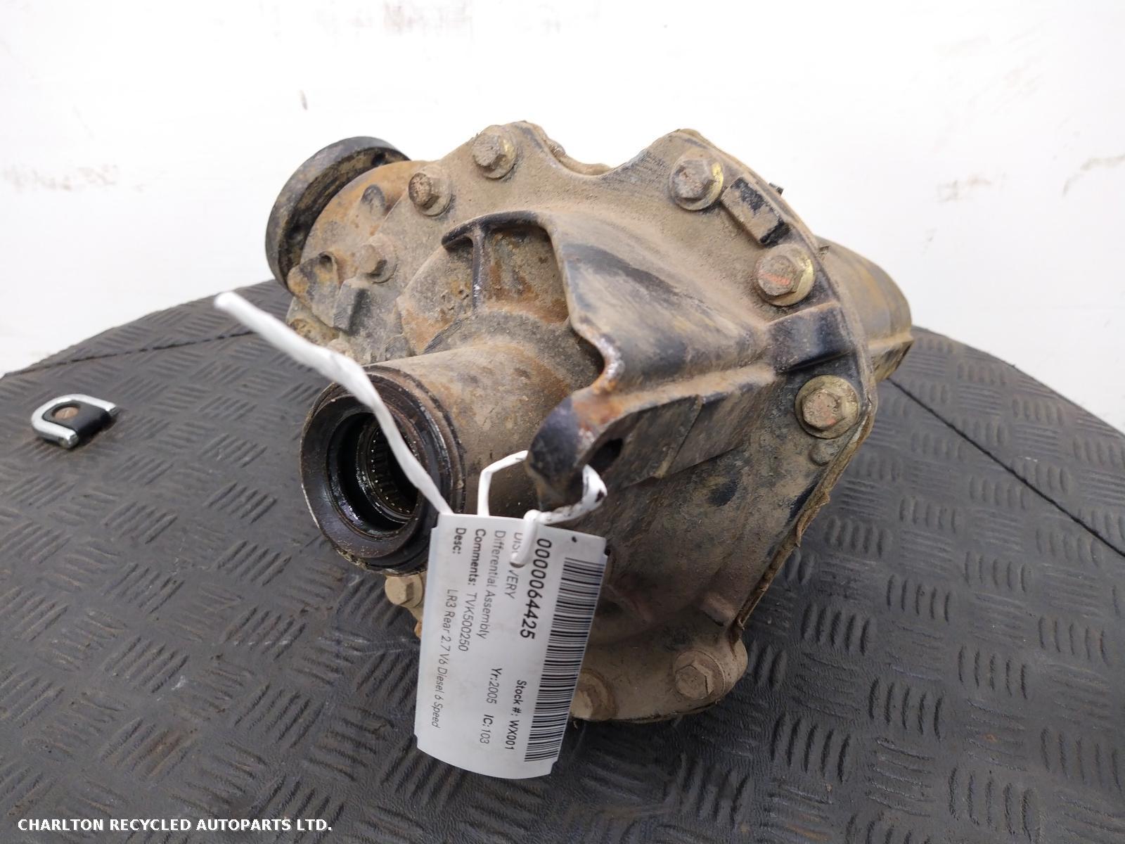 2005 LAND ROVER DISCOVERY Differential Assembly View Auto part Differential Assembly LAND ROVER DISCOVERY 2005