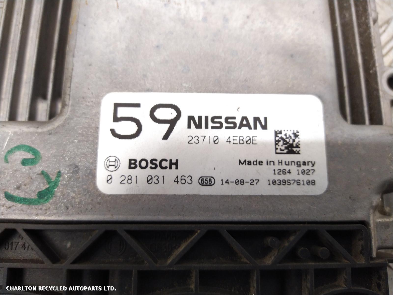2014 NISSAN QASHQAI ECU View Auto part ECU NISSAN QASHQAI 2014