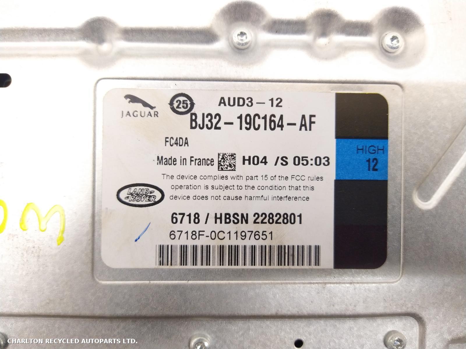 2012 LAND ROVER DISCOVERY Amplifier Unit View Auto part Amplifier Unit LAND ROVER DISCOVERY 2012