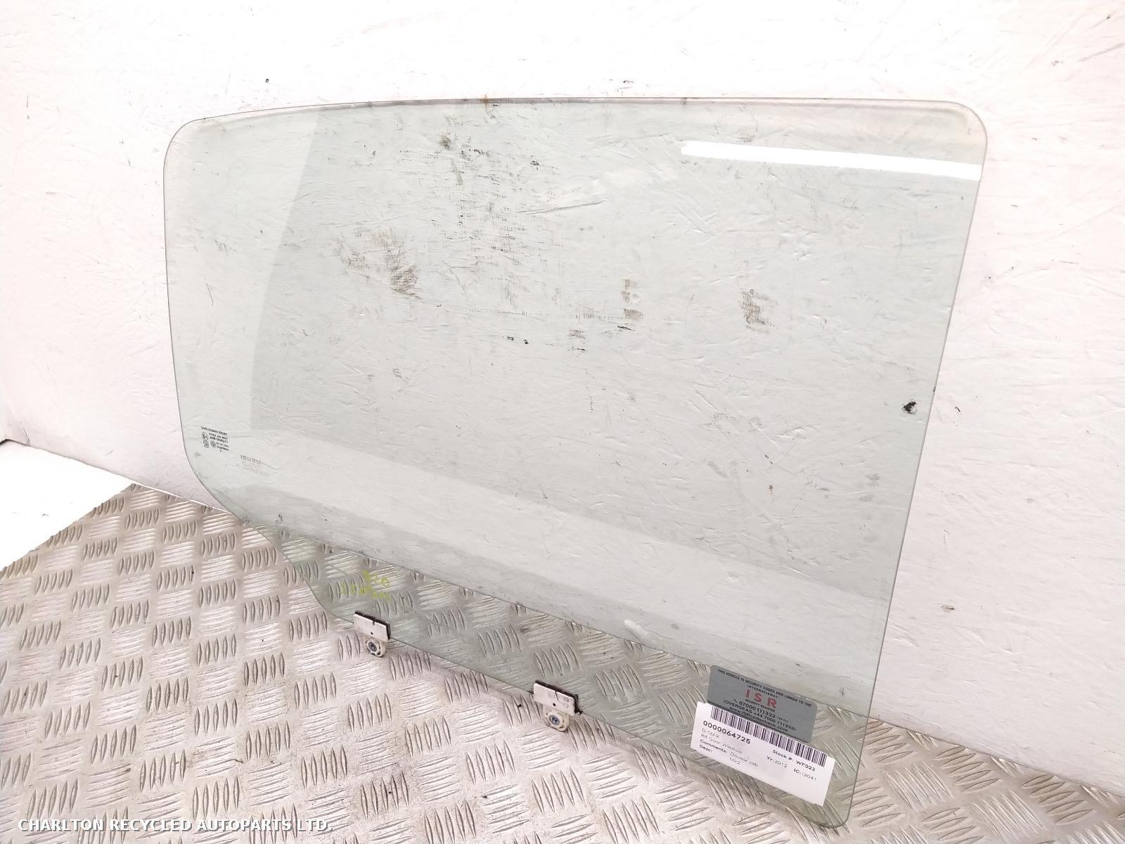 2012 ISUZU D-MAX RR Door Window View Auto part RR Door Window ISUZU D-MAX 2012