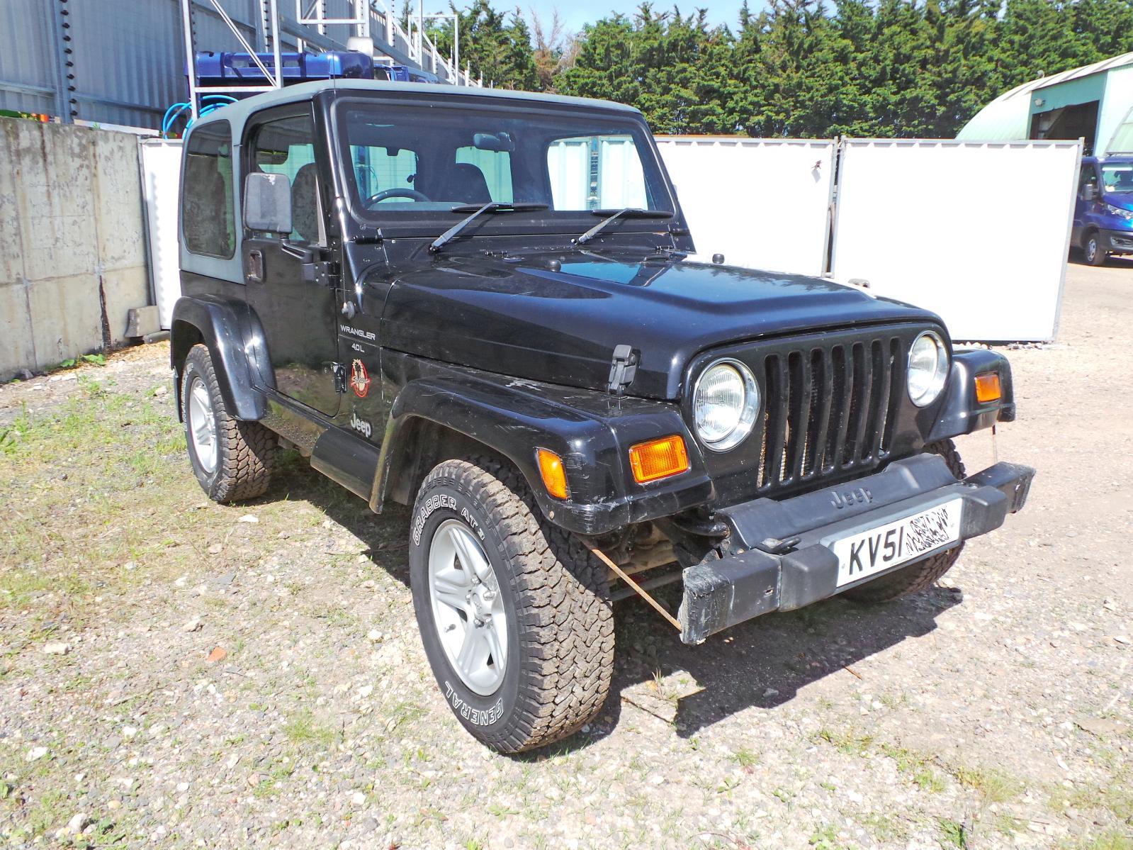 Image for a JEEP WRANGLER 2001 3 Door Estate Breaking